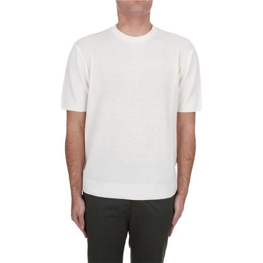 Filippo De Laurentiis t-shirt in maglia uomo bianco