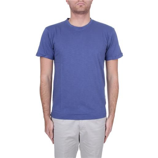 Bomboogie t-shirt manica corta uomo blu