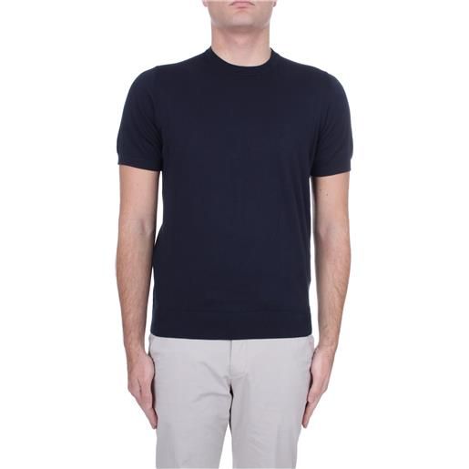 Mauro Ottaviani t-shirt in maglia uomo blu