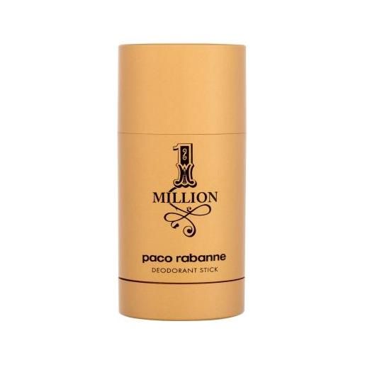 Paco Rabanne 1 million 75 ml in stick deodorante senza alluminio per uomo