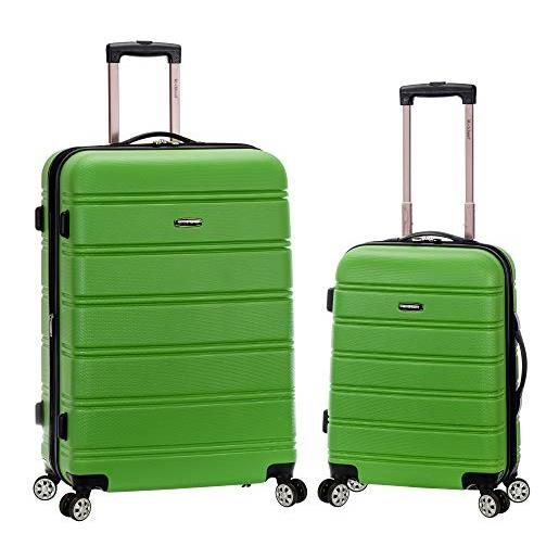 Rockland melbourne hardside - bagaglio a rotelle espandibile, verde (verde) - f225-green