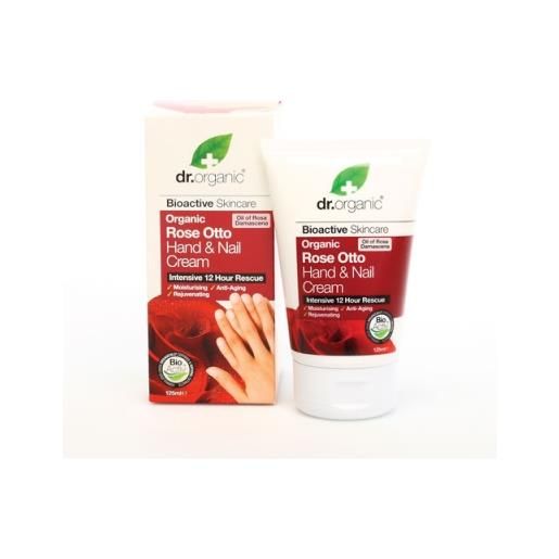 OPTIMA NATURALS Srl dr organic rose otto rosa hand nail cream crema mani 125 ml