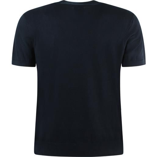 ARMANI EXCHANGE t-shirt in maglia blu per uomo