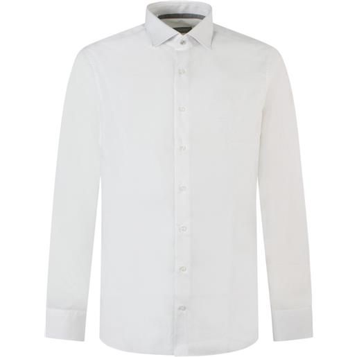 MICHAEL KORS camicia bianca con mini logo per uomo