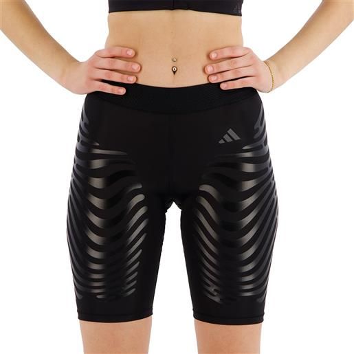 Adidas adizero control running short leggings nero l donna