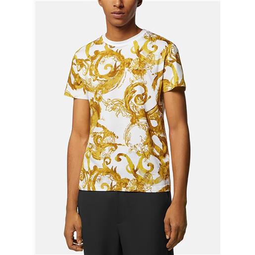 VERSACE JEANS COUTURE t-shirt watercolor couture uomo