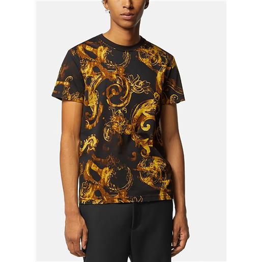 VERSACE JEANS COUTURE t-shirt watercolor couture uomo