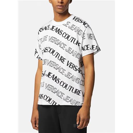 VERSACE JEANS COUTURE t-shirt logowave uomo