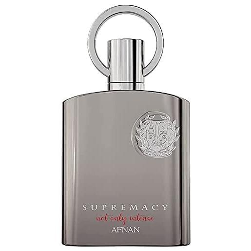 Afnan supremacy not only intense -extrait de parfum 100 ml spray - profumo fresco e bello da uomo di lunga durata - regalo perfetto