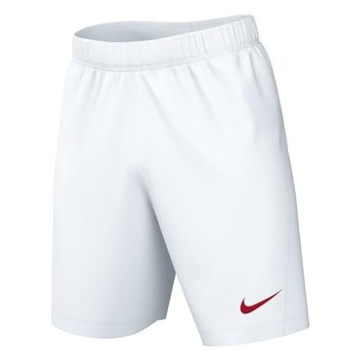 Nike bv6855-103 dri-fit park 3 pantaloncini uomo white/university red taglia m