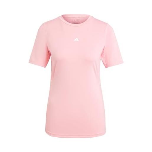 adidas techfit training t-shirt - maglietta a maniche corte da donna, semi pink spark, ix3258