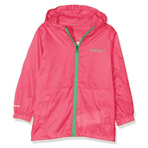 Regatta pack it iii waterproof and breathable, giacca bambino, hot pink, size 15-16