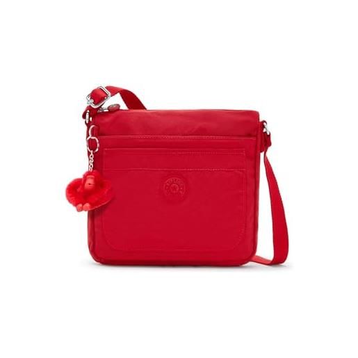 Kipling sebastián, borsetta donna, rosso rosso, medium