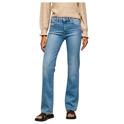 Pepe Jeans aubrey, jeans donna, blu (denim-gw7), 32w / 30l