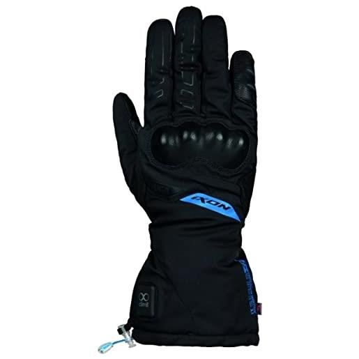 Ixon, guanti da moto riscaldati it-yuga black blue, xxxl