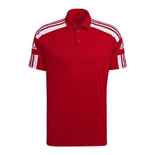 adidas uomo polo shirt (short sleeve) sq21 polo, team power red/white, gp6429, xlt2