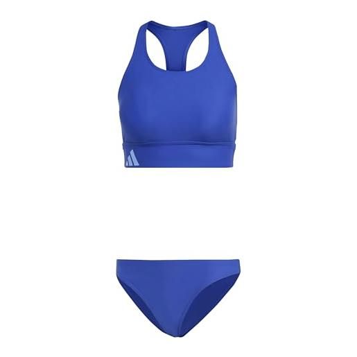 adidas hr4376 brd bikini costume da nuoto semi lucid blue/blue fusion 46