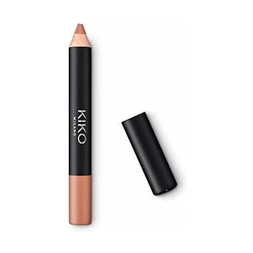 KIKO milano smart fusion matte lip crayon 01 | matitone on the go