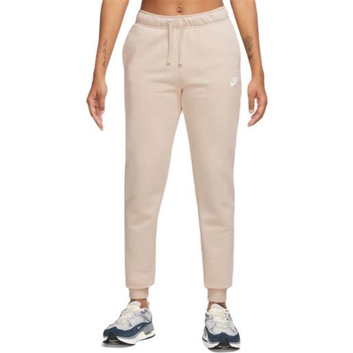 Nike pantaloni da tennis da donna Nike sportswear club fleece pant - sanddrift/white