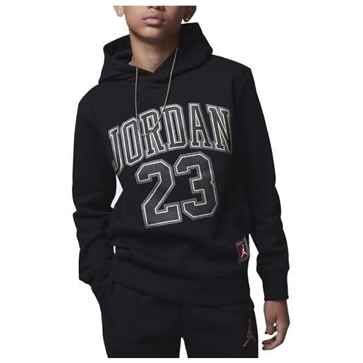 Nike jordan felpa da ragazzo con cappuccio hbr nera taglia xl (158-170 cm) codice 95c479-k5x