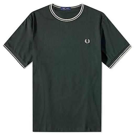 Fred Perry fredperry t-shirt t-shirt fred perry twin tipped verde uomo tg l