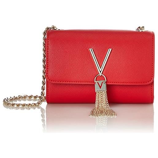 Valentino by Mario Valentino divina sa, satchel donna, rosso, 4x11.5x17 centimeters (b x h x t)