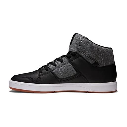 DC Shoes cure hi top, scarpe da ginnastica uomo, nero, 38 eu
