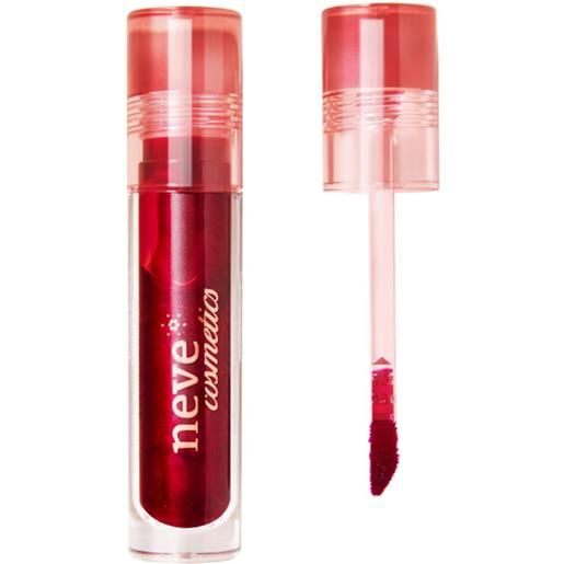 Neve Cosmetics ruby juice tinta labbra extra pigmentata detective