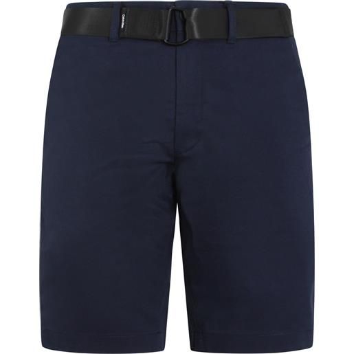 CALVIN KLEIN shorts blu con cintura per uomo
