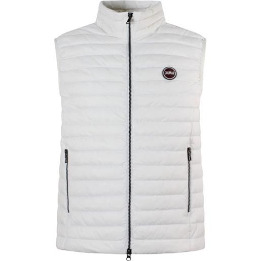 COLMAR gilet bianco con mini logo per uomo