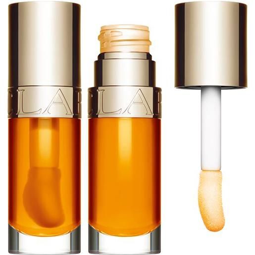CLARINS lip comfort oil 01 honey protettivo illuminante idratante 7 ml