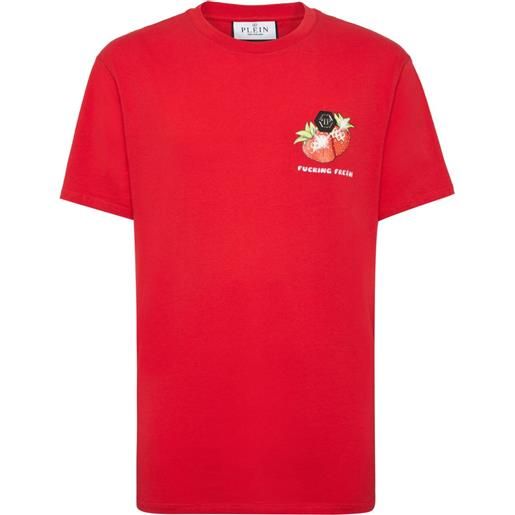 Philipp Plein t-shirt tutti frutti - rosso