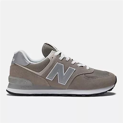 New balance scarpe moda uomo 574 white-grey