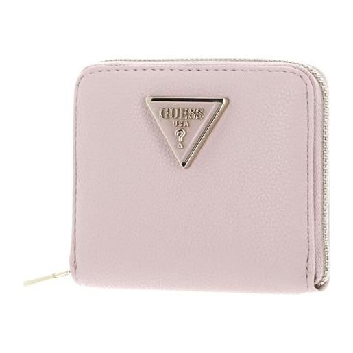 GUESS meridian small zip around wallet light rose