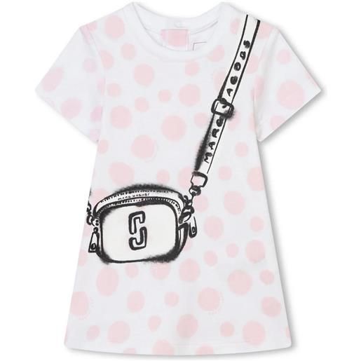 The Marc Jacobs kids abito in cotone bianco