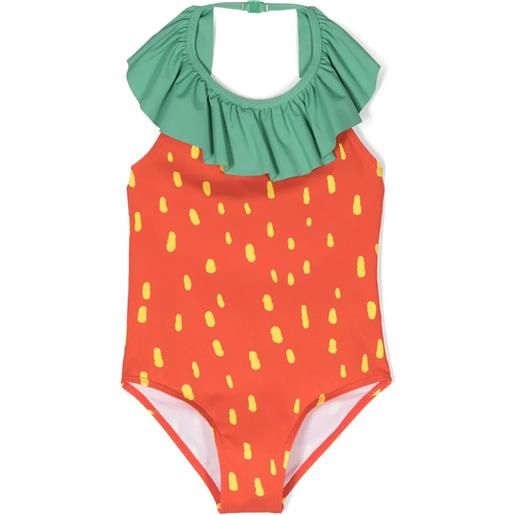 Stella McCartney kids beachwear in poliamide rossa