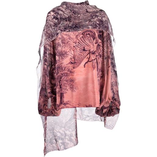 F.R.S For Restless Sleepers blusa con stampa - rosa