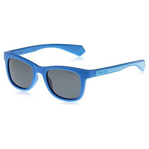 Polaroid pld 8031/s, occhiali da sole unisex - bambini, blu, 46
