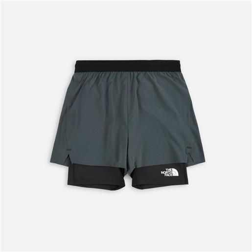 The North Face mountain athletics lab dual shorts anthracite grey/ tnf black uomo