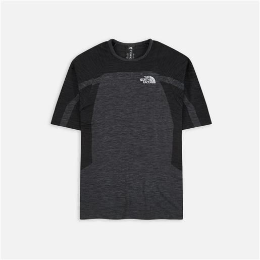 The North Face mountain athletics lab seamless t-shirt anthracite/tnf black uomo