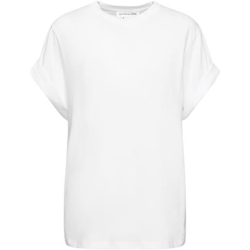 VICTORIA BECKHAM t-shirt relaxed fit in cotone