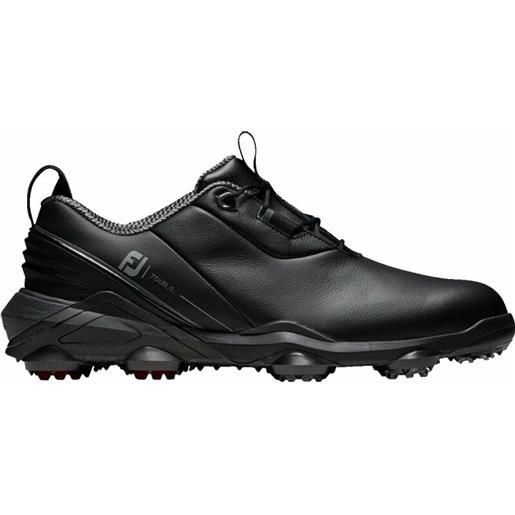 Footjoy tour alpha mens golf shoes black/charcoal/red 47