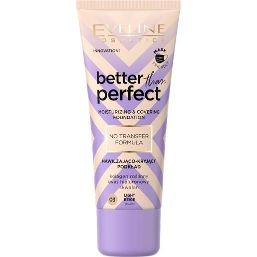 Eveline Make Up eveline meglio che perfetto nessun trasferimento primer per il viso 30 ml light beige