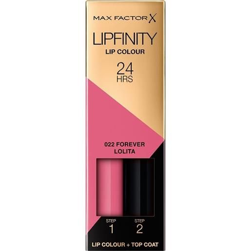 Max Factor lipfinity rossetto 2.3 ml forever lolita