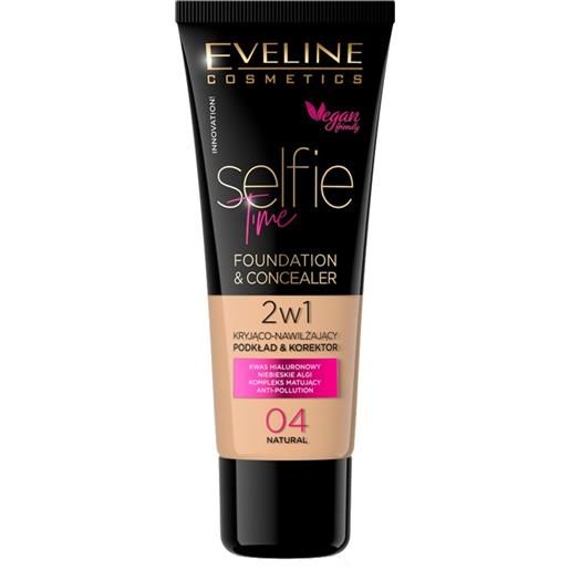 Eveline Make Up eveline selfie time 2w1 primer per il viso 30 ml natural