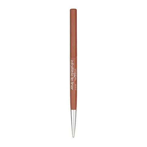 L'Oréal Paris, matita labbra infaillible, 716 fou d'orange, 1.5 g