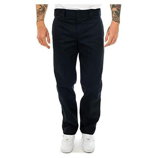 Dickies s/stght work pant pantaloni, bleu marine, 32w / 30l uomo