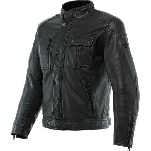 Dainese giacca in pelle atlas leather jacket black | dainese