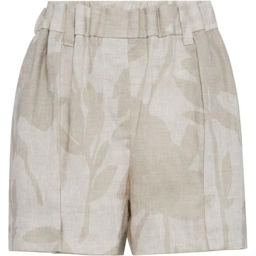 Brunello Cucinelli shorts - toni neutri