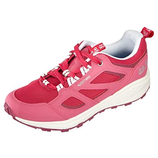 Jack Wolfskin vojo 3 vent low w, scarpe da ginnastica, donna, fresh ice, 36 eu